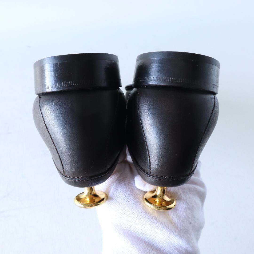 未使用GUCCIホースビットローファー36C23cmダークブラウン×ゴールド金具