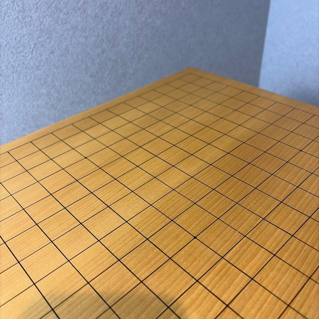 Baimei囲碁盤 本榧 天地柾目 ヘソ・脚付き 特大5.8寸