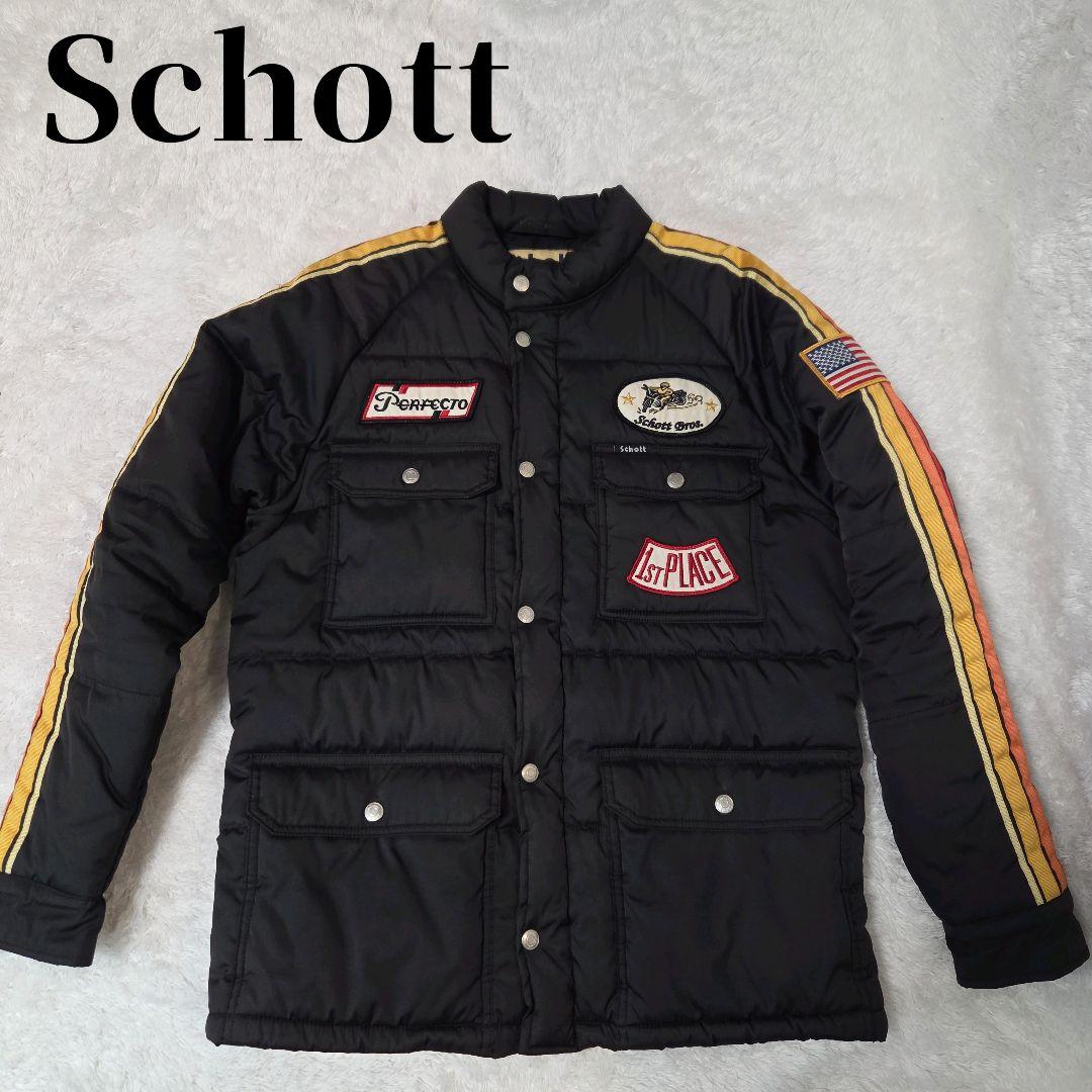 【希少 極美品】 SchottBros ダウンジャケット 黒