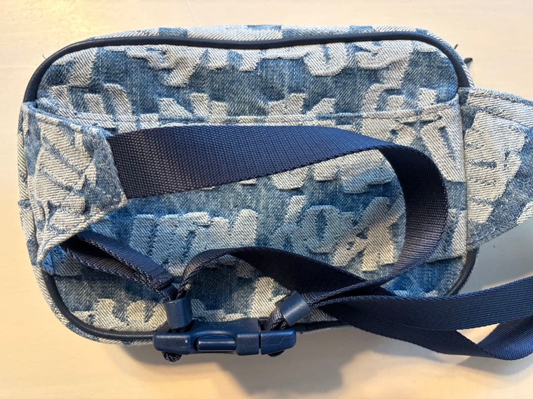 バッグ SUPREME fat tip jacquard denim waist bag