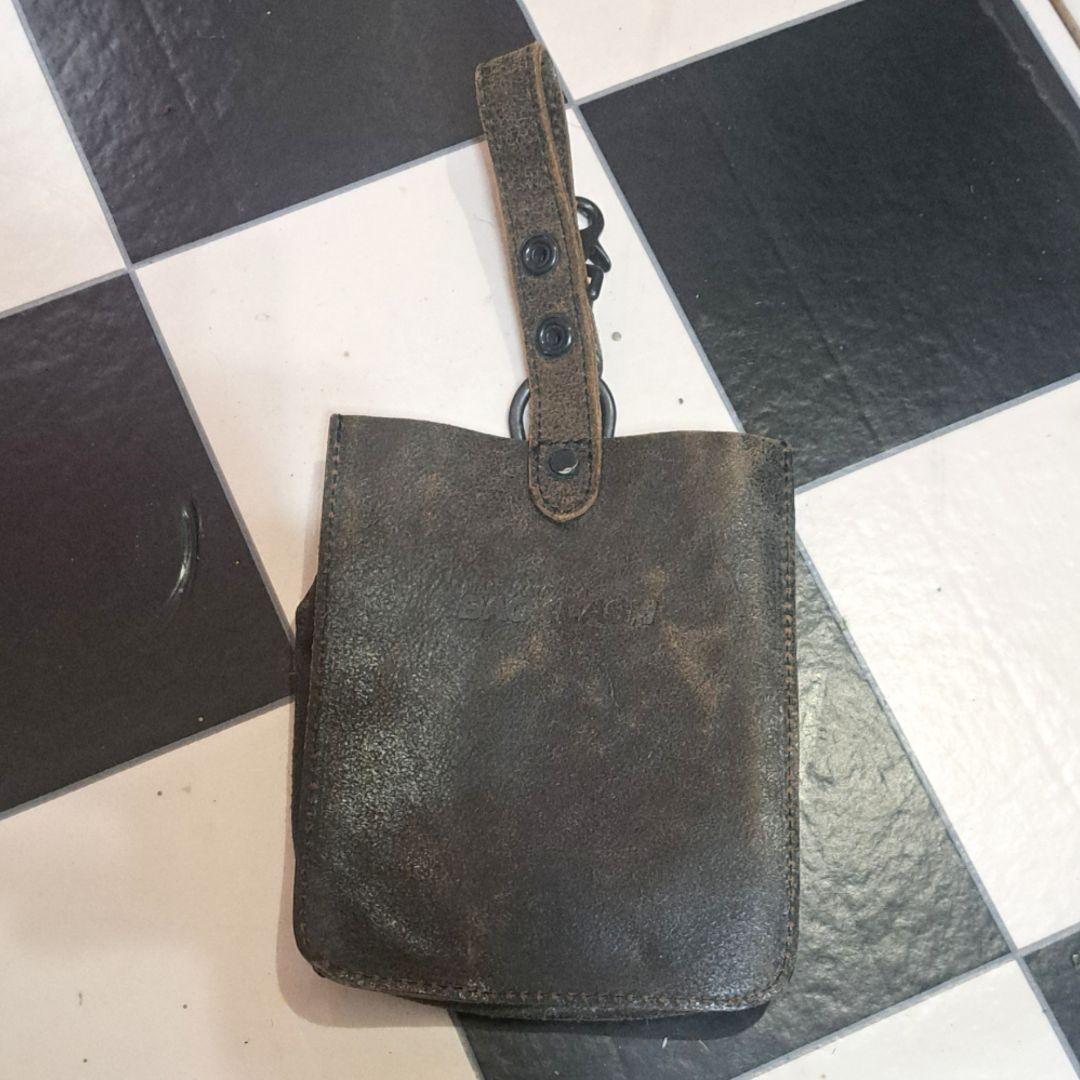 ISAMUKATAYAMA BACKLASH レザー　ウエストポーチ　ブラウン