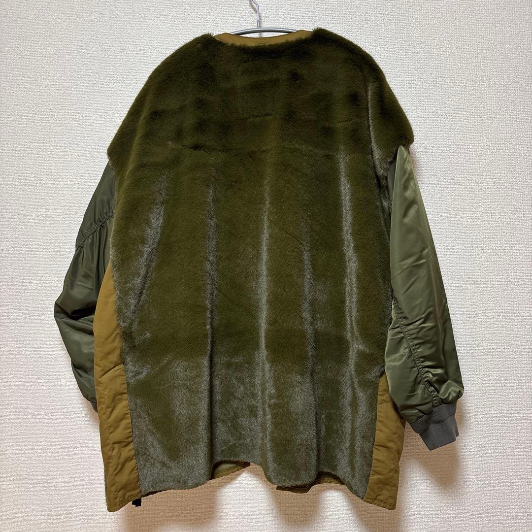 【etsinta/エシンタ】ファー切替ジャケット