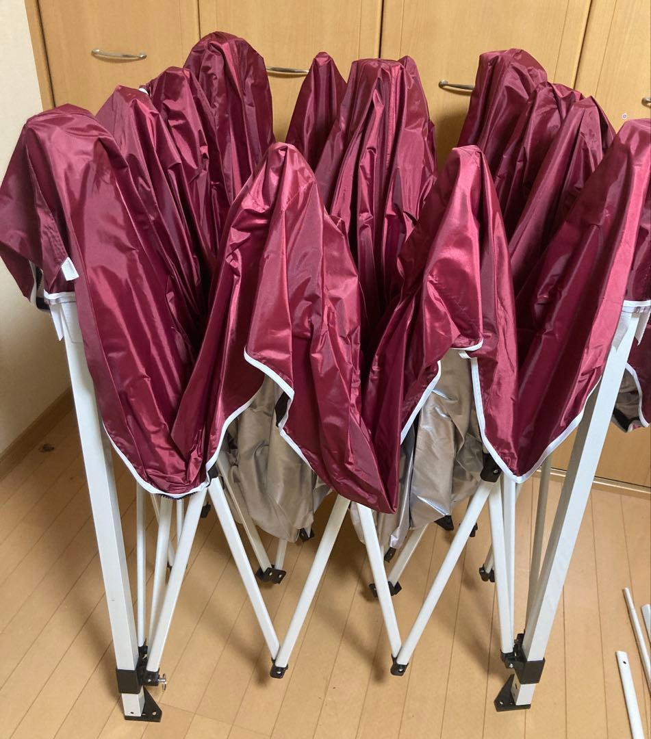 FIELDOOR フィールドア　タープテント 3mx3m ボルドー