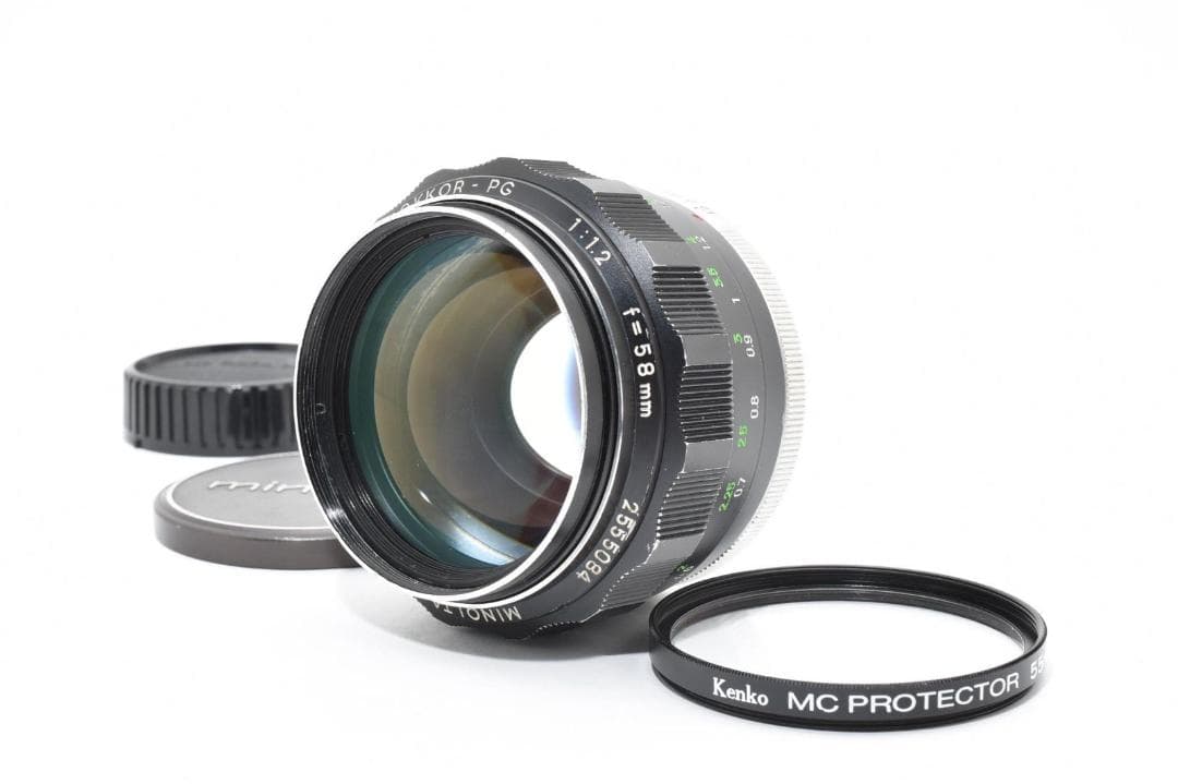 【美品】ミノルタ MINOITA MC ROKKOR PG 58mm F1.2