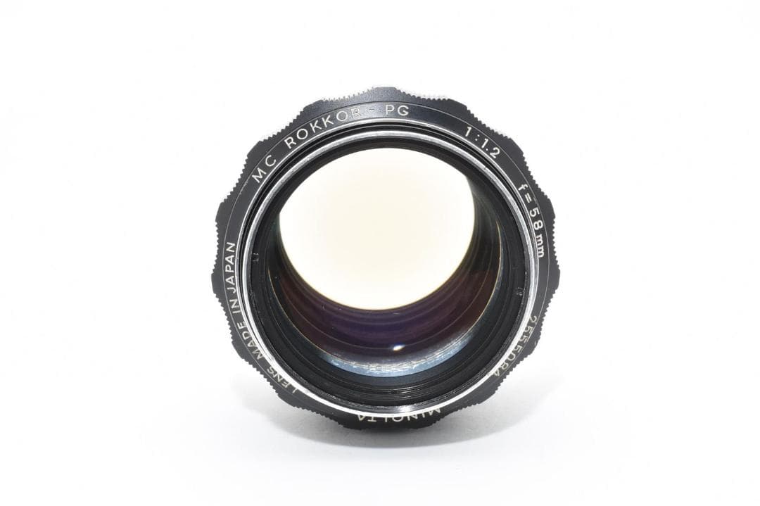 【美品】ミノルタ MINOITA MC ROKKOR PG 58mm F1.2