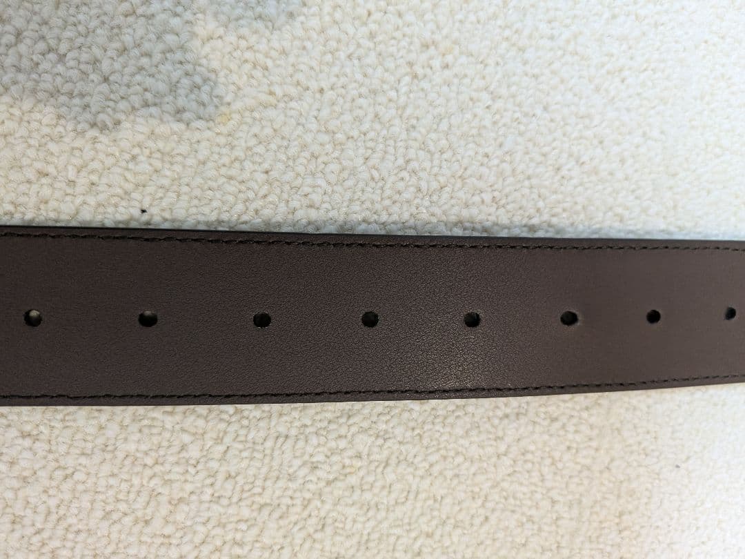 j*o様 【未使用級】 グッチ バレンシアガ コラボ ベルト BB レザー ブラ