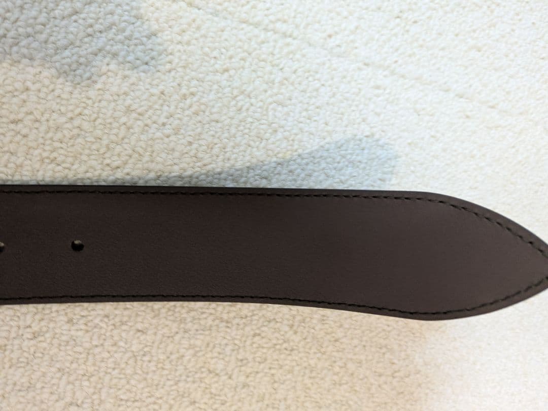 j*o様 【未使用級】 グッチ バレンシアガ コラボ ベルト BB レザー ブラ