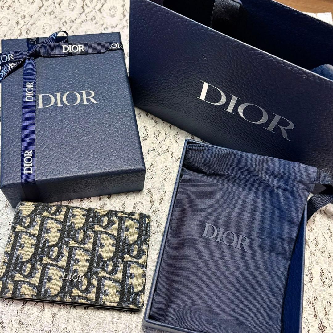 Diorビジネスカードホルダー 名刺入れ カードケース モノグラム