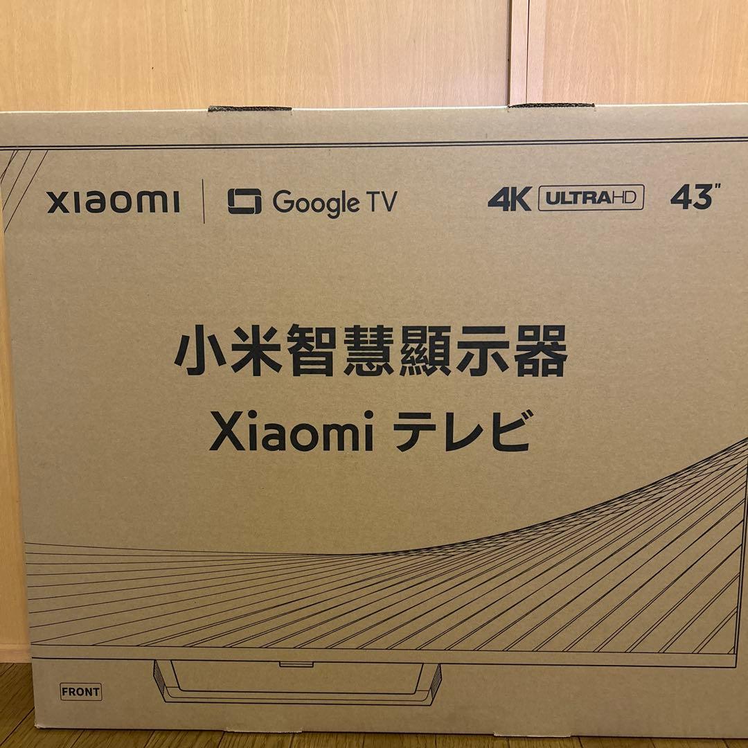 新品　テレビ　チューナーレスXiaomi 43インチ 4K