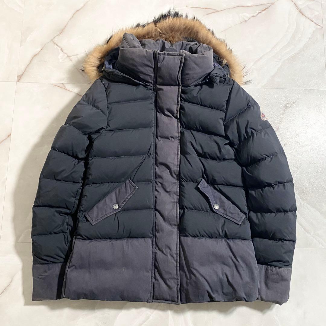 B17830 ピレネックス HALNY JACKET ダウン ネイビー系 36