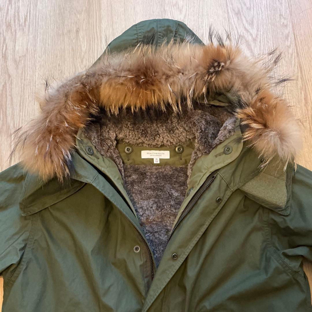 fred121 　BEAUTY&YOUTH モッズコート　ライナー付き