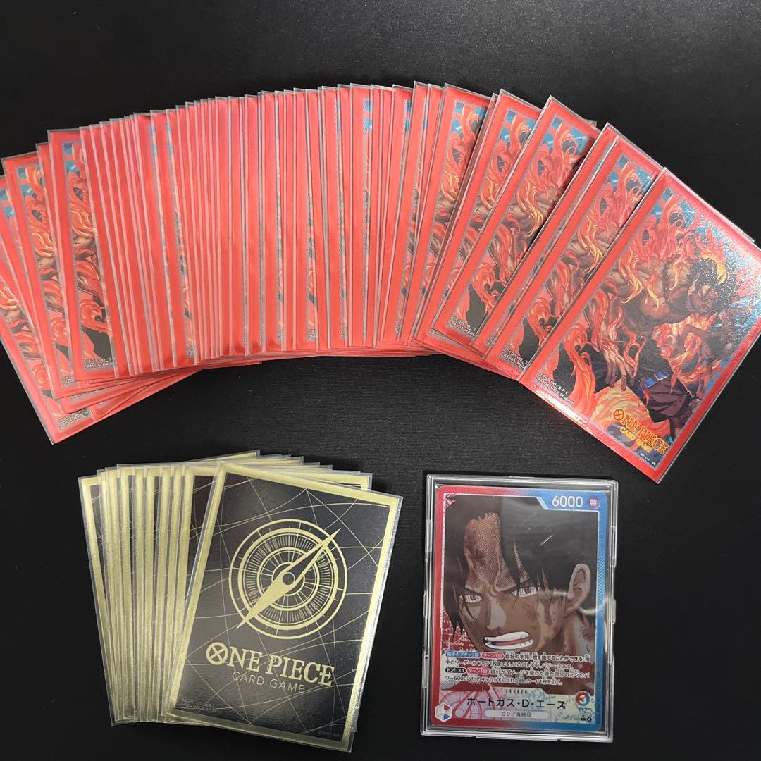 ワンピースカード　大会向け本格構築デッキ 赤青エースデッキ　ドンカードパラレル
