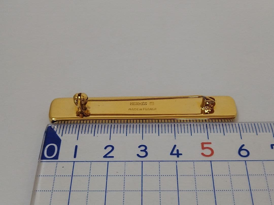 エルメス　HERMES　エマイユ　七宝焼　ブローチ