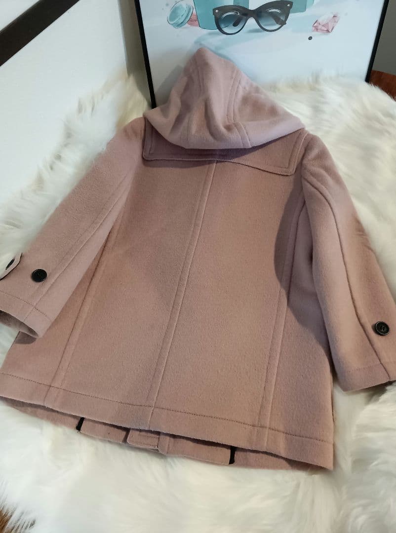 バーバリー ダッフルコート キッズ ピンク 100cm~ 4year