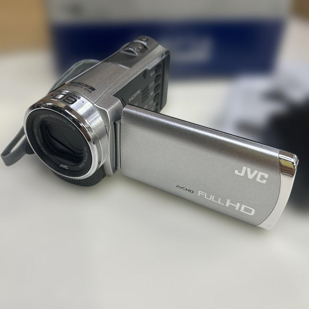 6353【程度良好】JVCケンウッド Everio シルバー GZ-E109-S