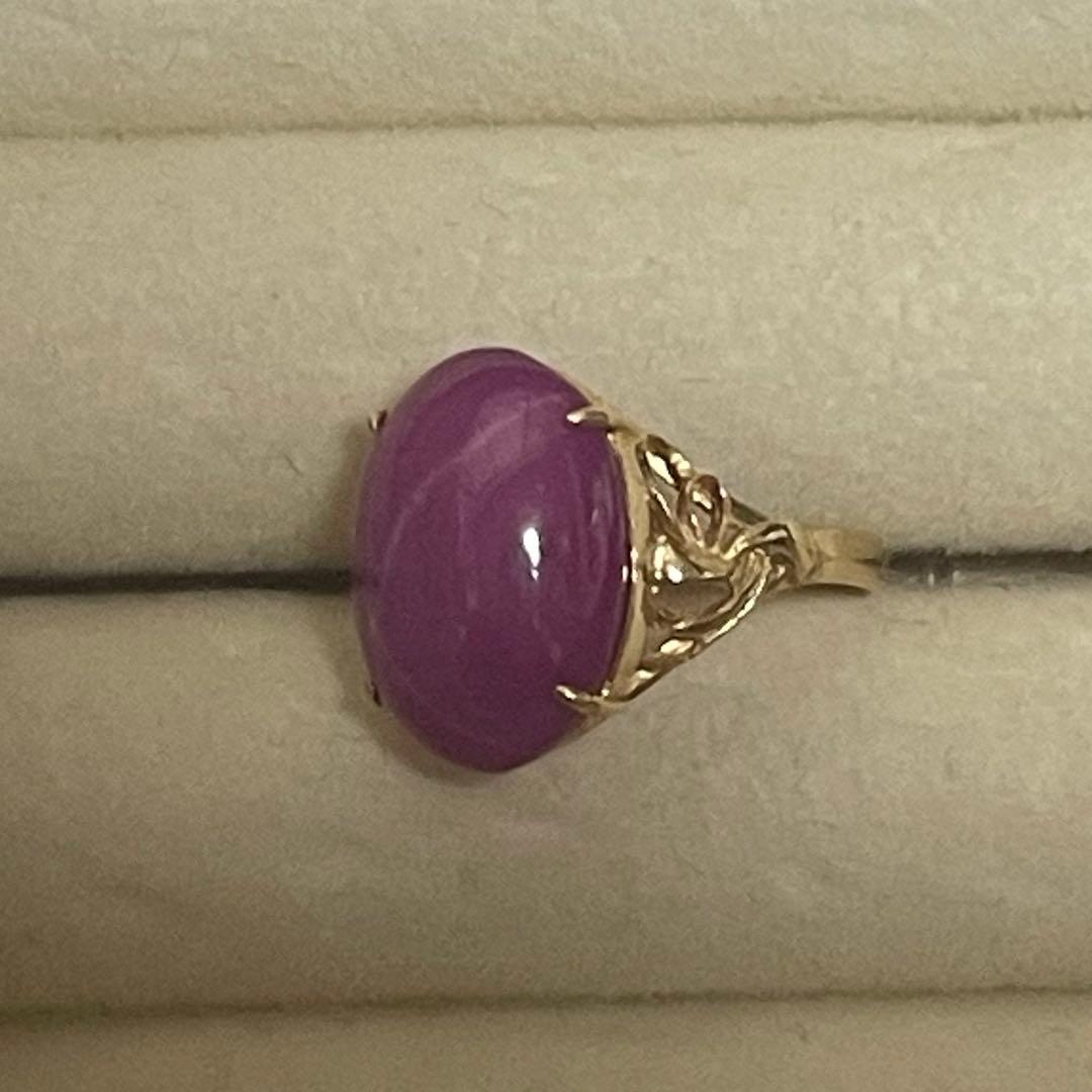 K18ゴールド スタールビーリング