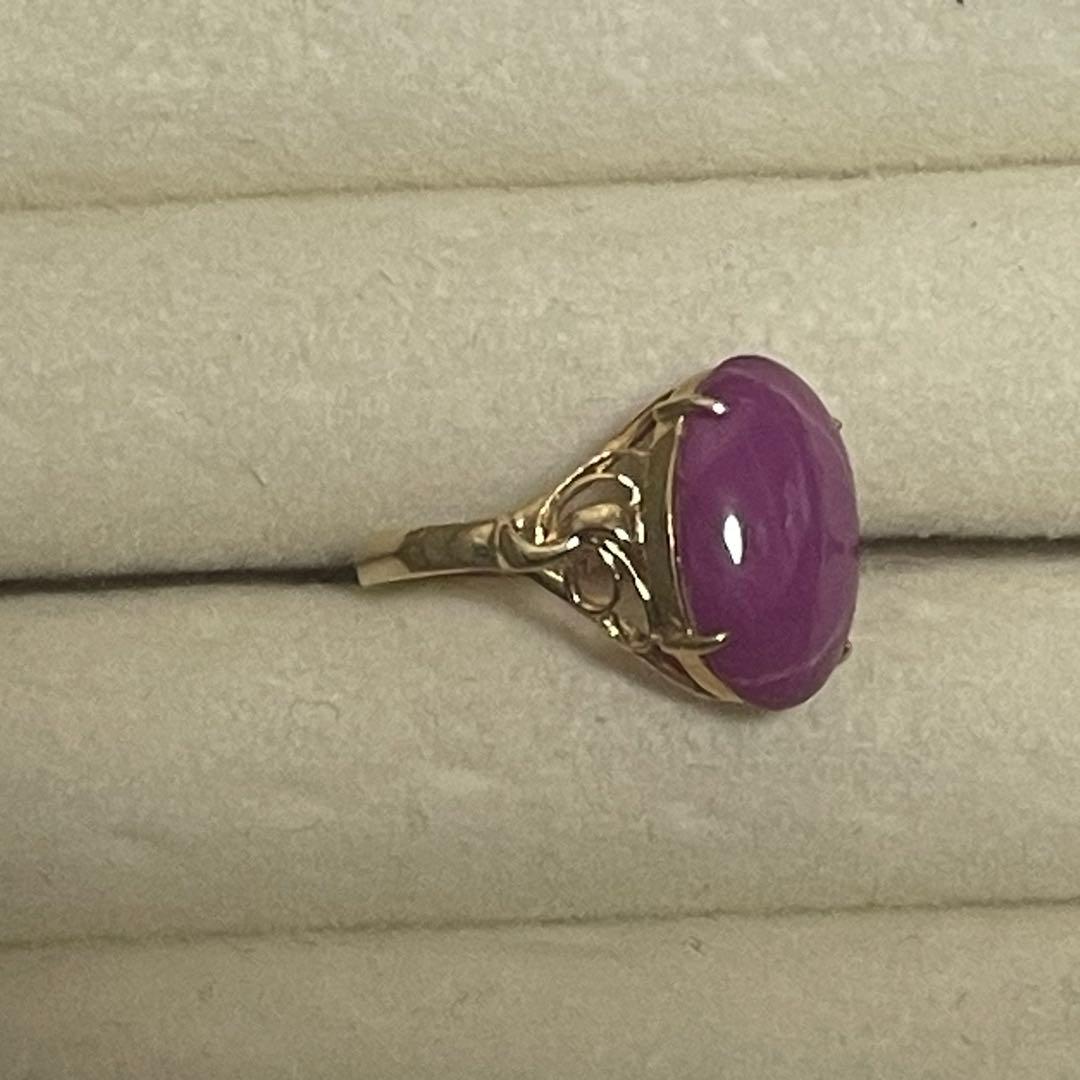 K18ゴールド スタールビーリング