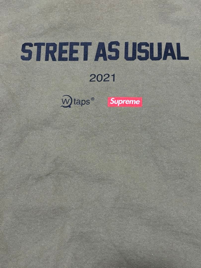 2021AW supreme×wtaps コラボパーカー　スウェット