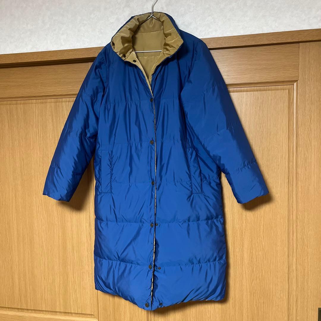 MaxMara リバーシブル ダウンロングコート J40 ハンガリーグース　美品
