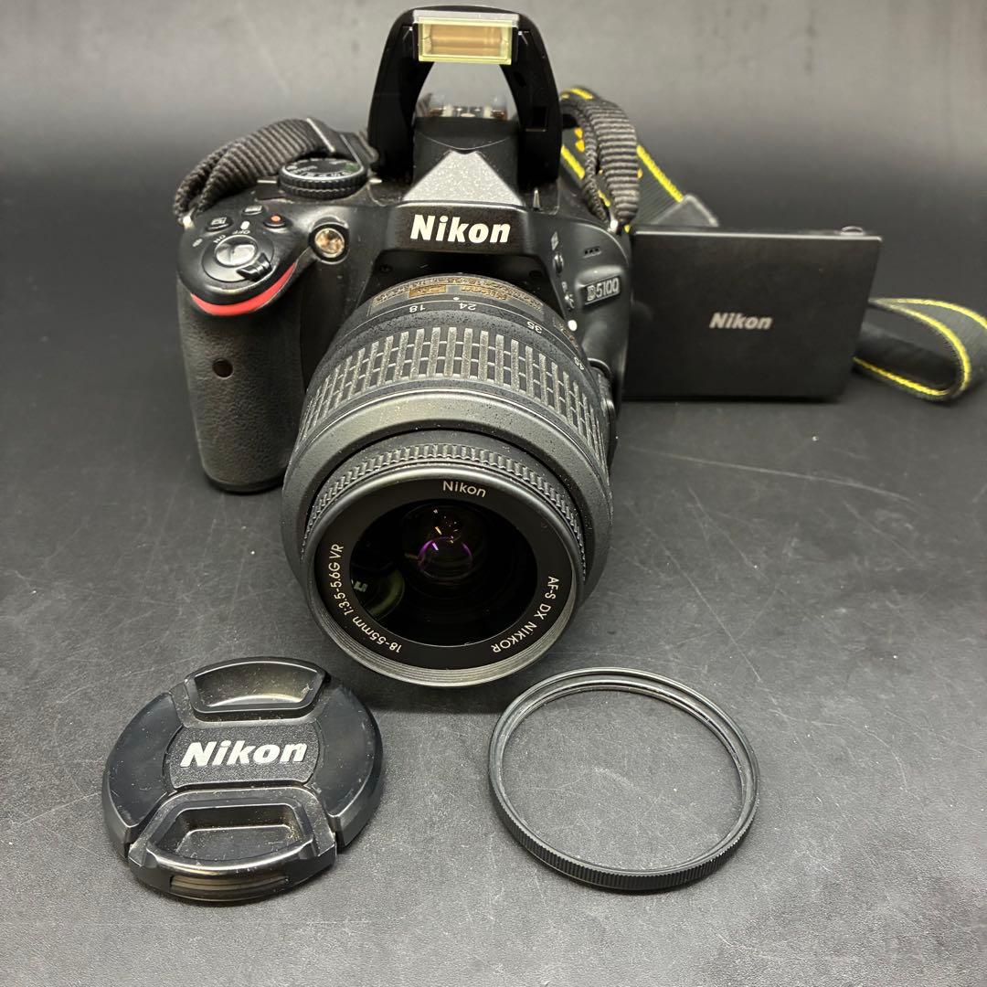 【動作OK】Nikon D5100 本体とレンズ　ショット数2449枚