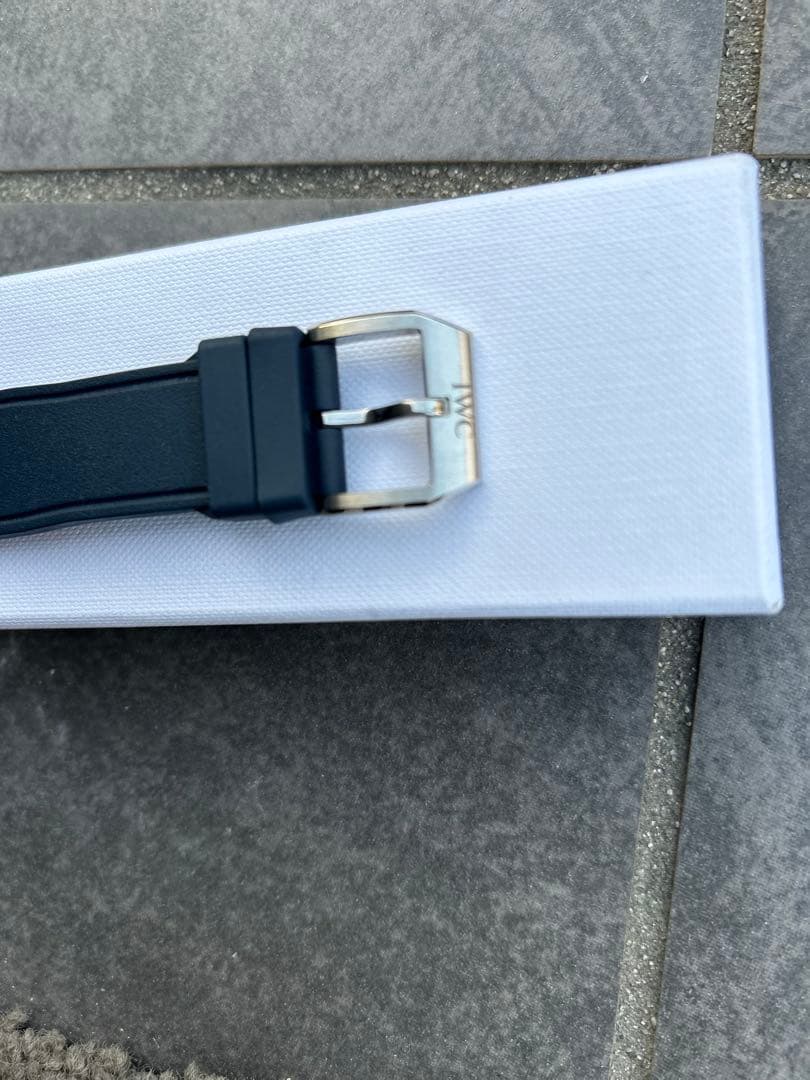 IWC ラバーストラップ　ブルー（紺色）XSサイズ　ラグ幅20mm