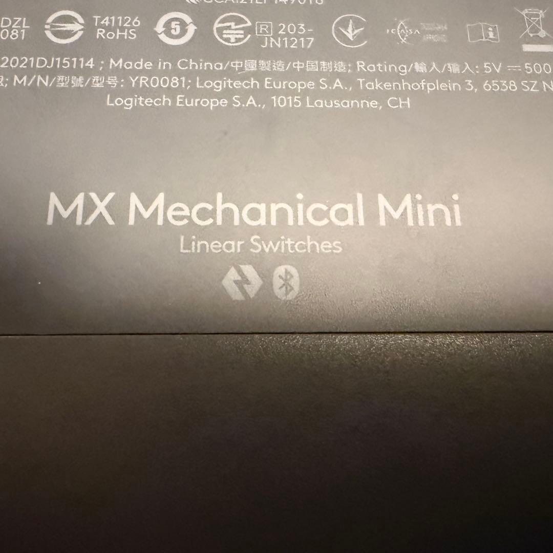 logi MX Mechanical Mini ワイヤレスキーボード 日本語配列