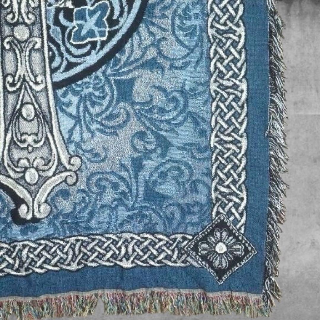 BNLV ラグ ブランケット ビンテージ 十字架 クロス ブランケット マット