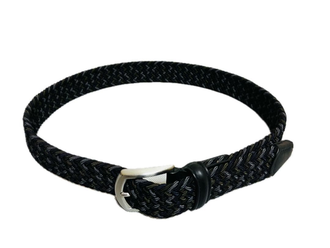 【未使用】アンダーソンズ　ベルト　メッシュ　編み込み　伸縮性　マルチカラー