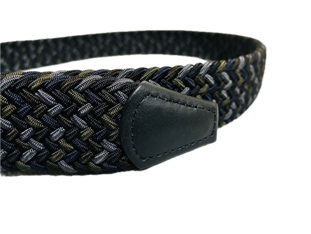 【未使用】アンダーソンズ　ベルト　メッシュ　編み込み　伸縮性　マルチカラー