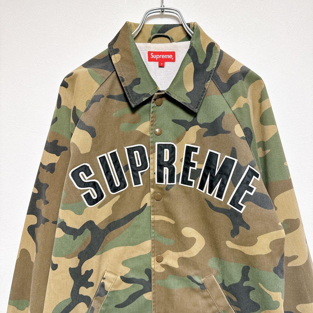 ⭐︎超希少⭐︎SUPREME 15fw アーチロゴ コーチジャケット 迷彩 カモ