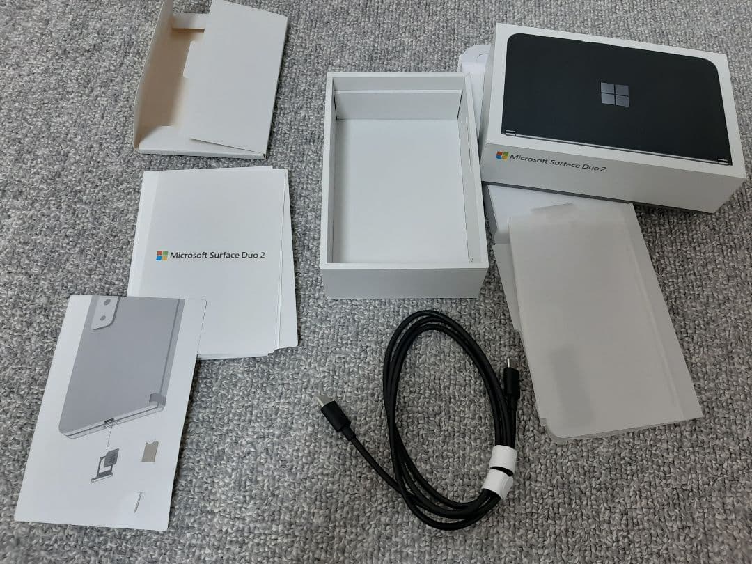 Microsoft Surface Duo 2 256GB Obsidian 黒
