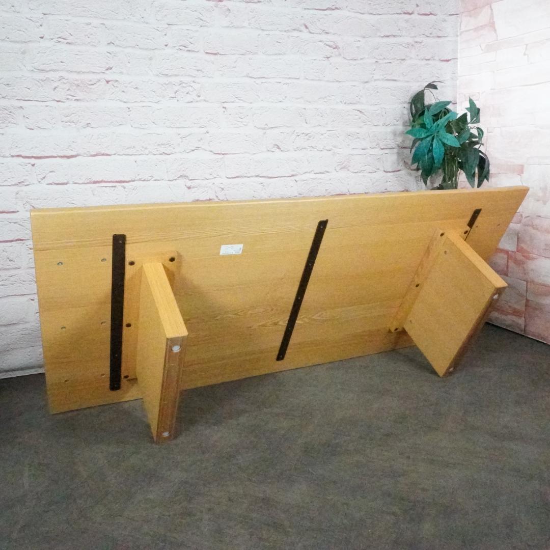 柏木工/KASHIWA センターテーブル 座卓 オーク、タモ無垢集成材