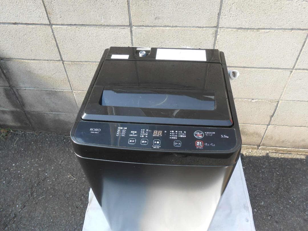 直接引取可 2023年製 全自動洗濯機 RORO YWM-T55LK 近隣配送可