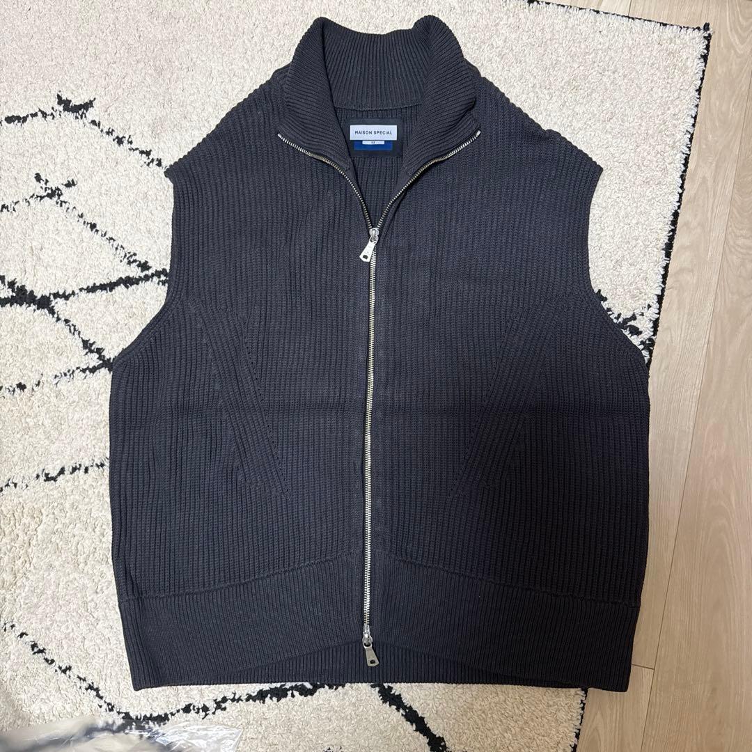 【未使用】【MAISON SPECIAL】ドライバーズニットベスト