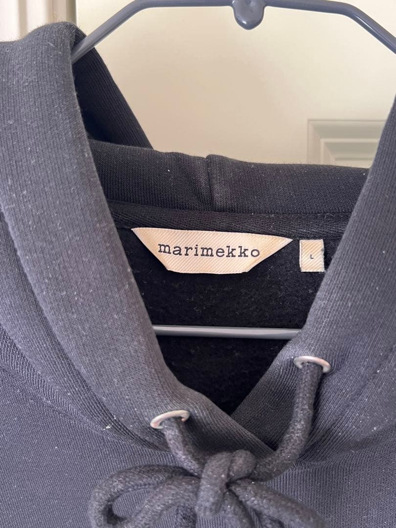 marimekko kioski ウニッコ フーディ パーカー ブラック