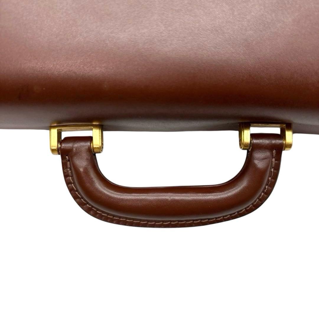 良品◎ ダンヒル A4可 ビジネスバッグ ブリーフケース PVC レザー