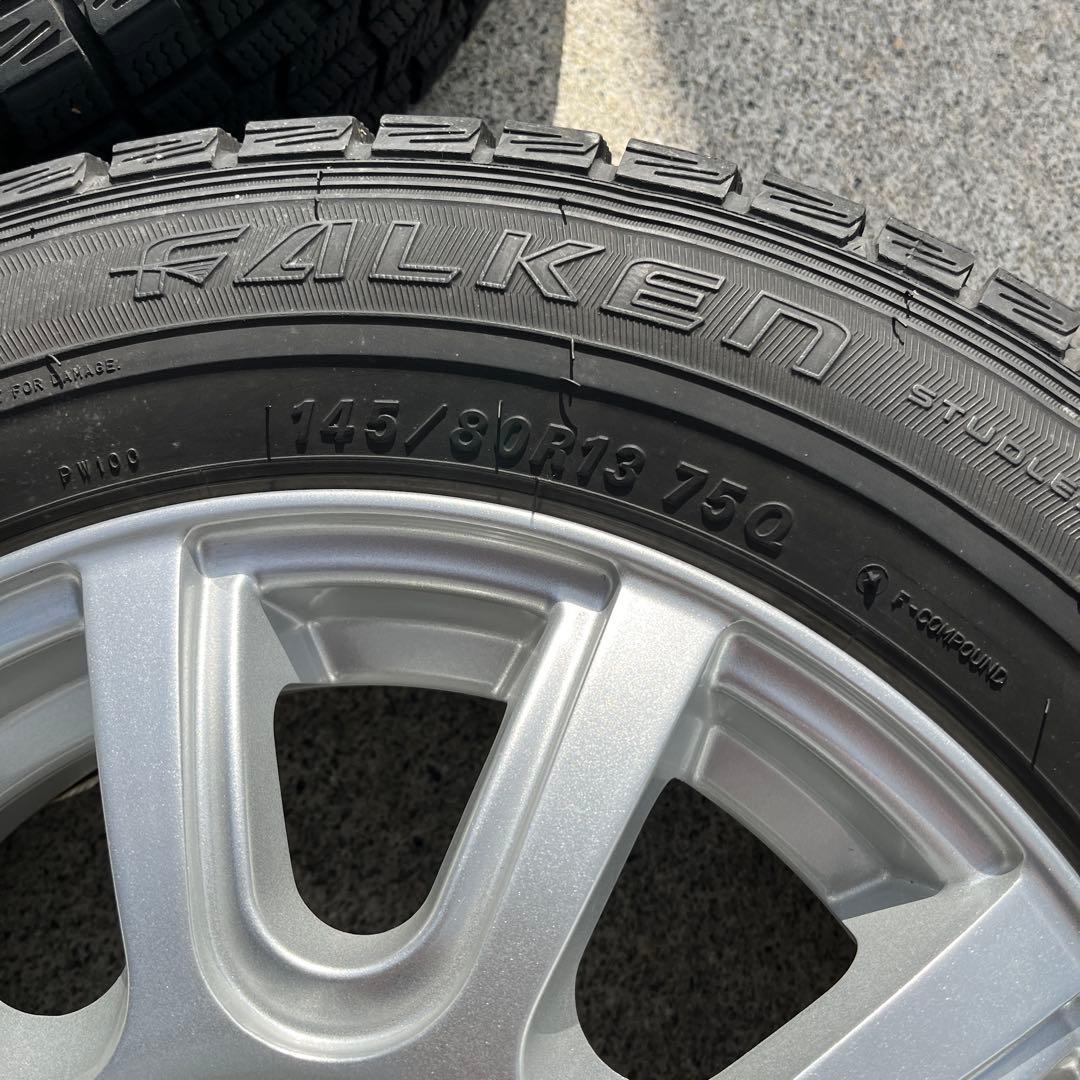 交渉可MR41S ハスラー 145/80R13 スタッドレスセット2本