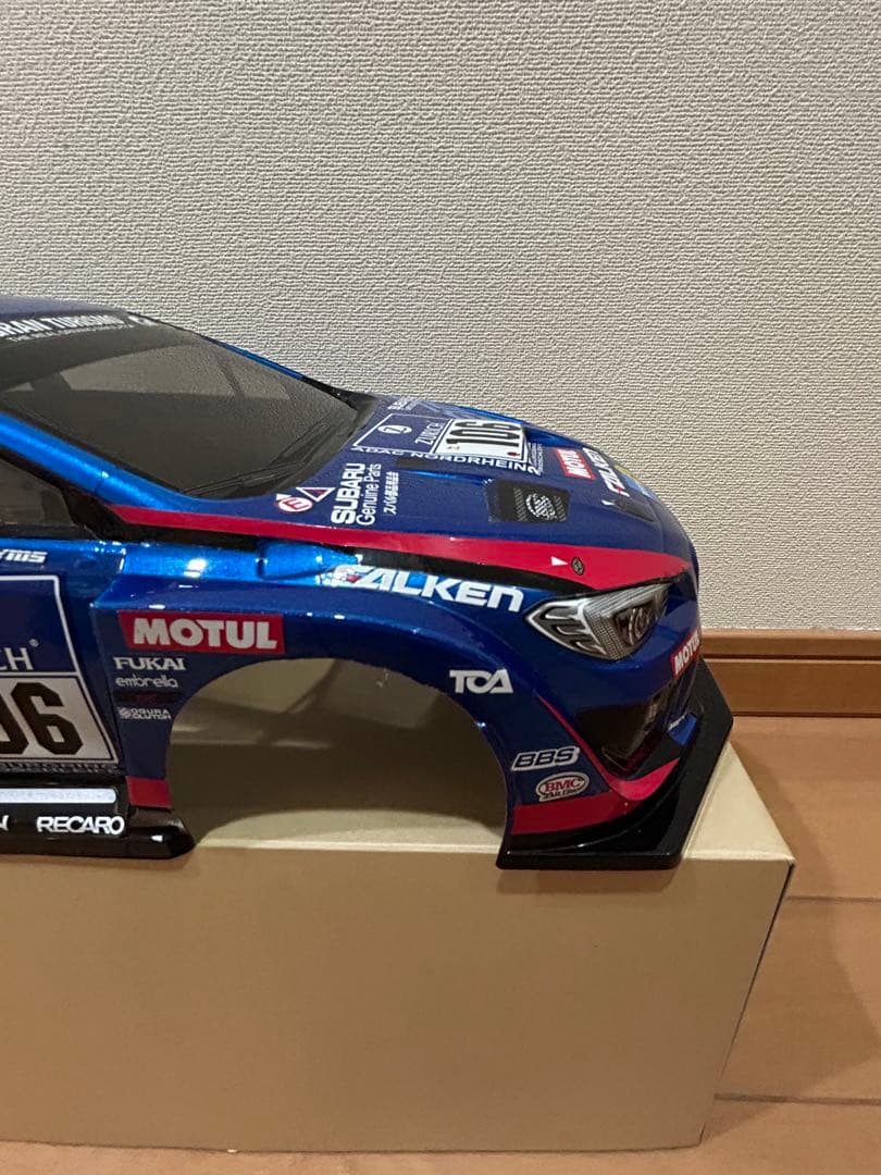 タミヤ SUBARU WRX STI ラジコンボディ メタリックブルー　未使用