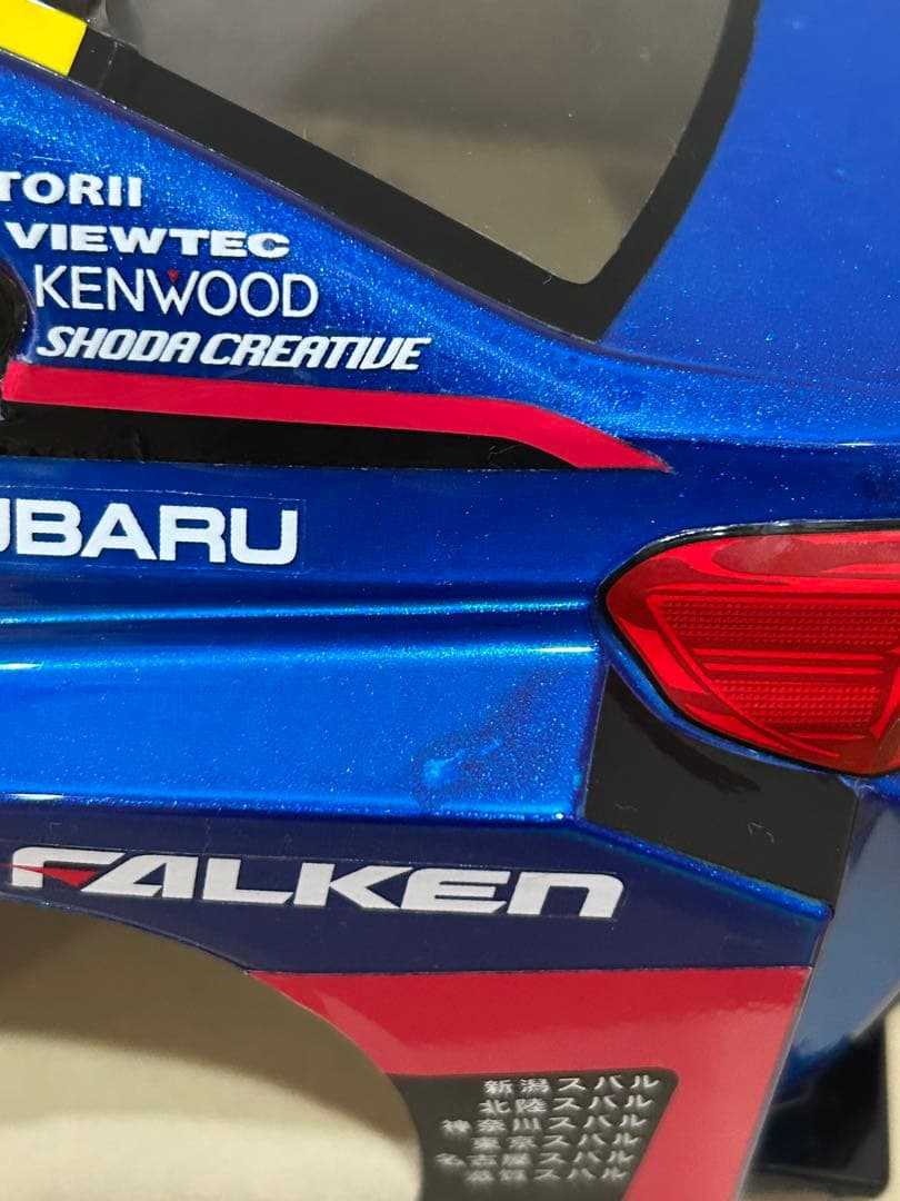 タミヤ SUBARU WRX STI ラジコンボディ メタリックブルー　未使用