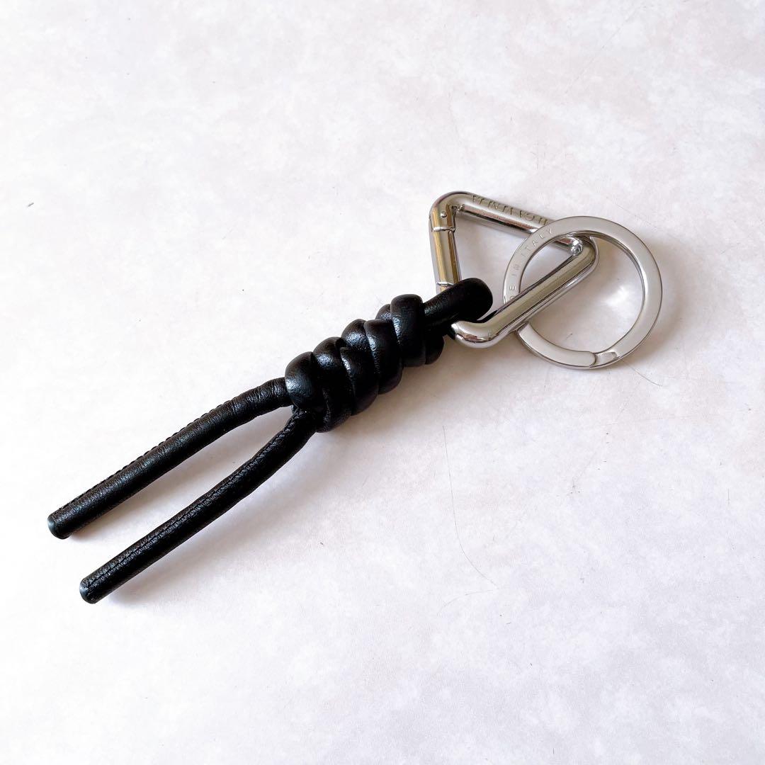 Bottega Veneta ボッテガヴェネタ　キーリング　キーホルダー　黒