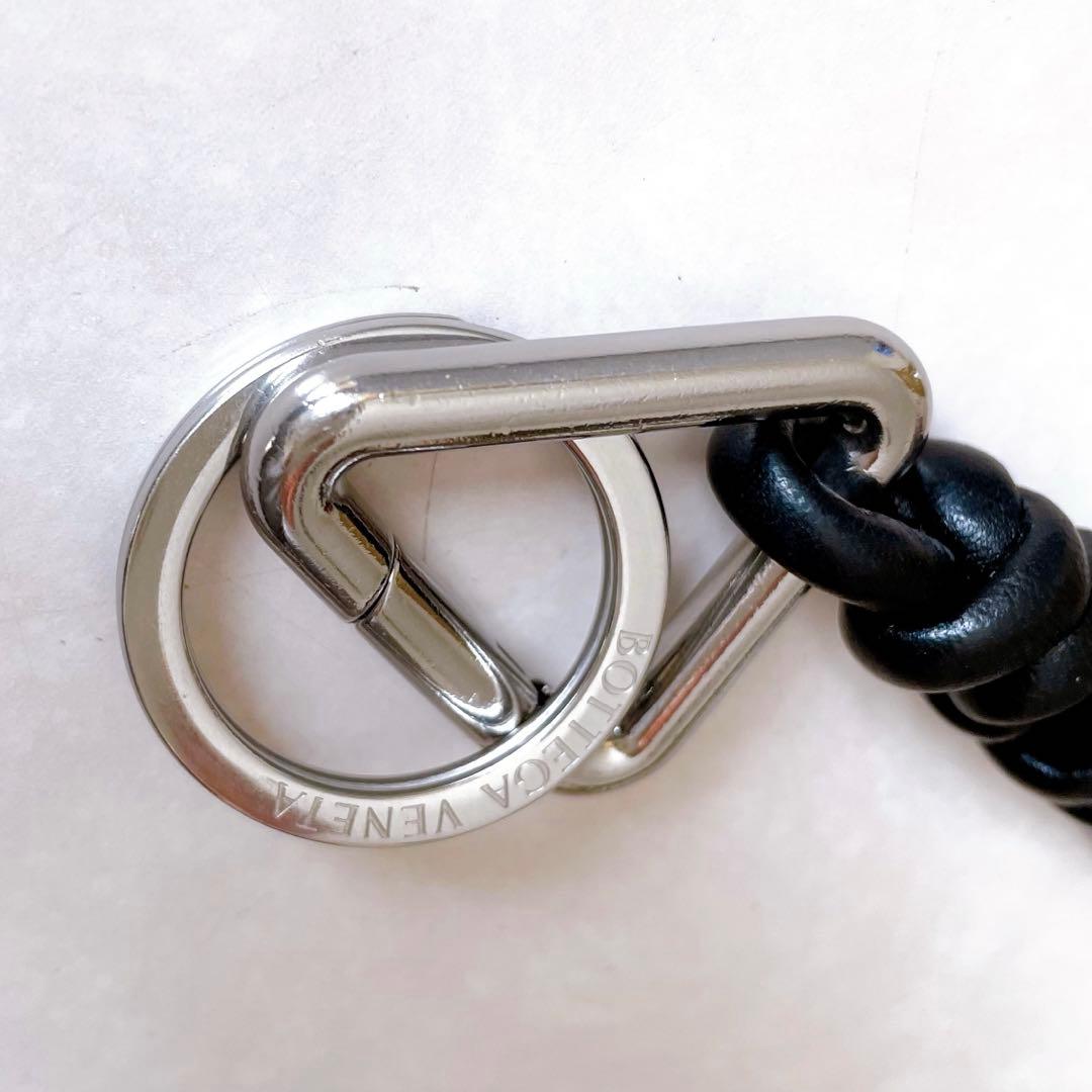 Bottega Veneta ボッテガヴェネタ　キーリング　キーホルダー　黒