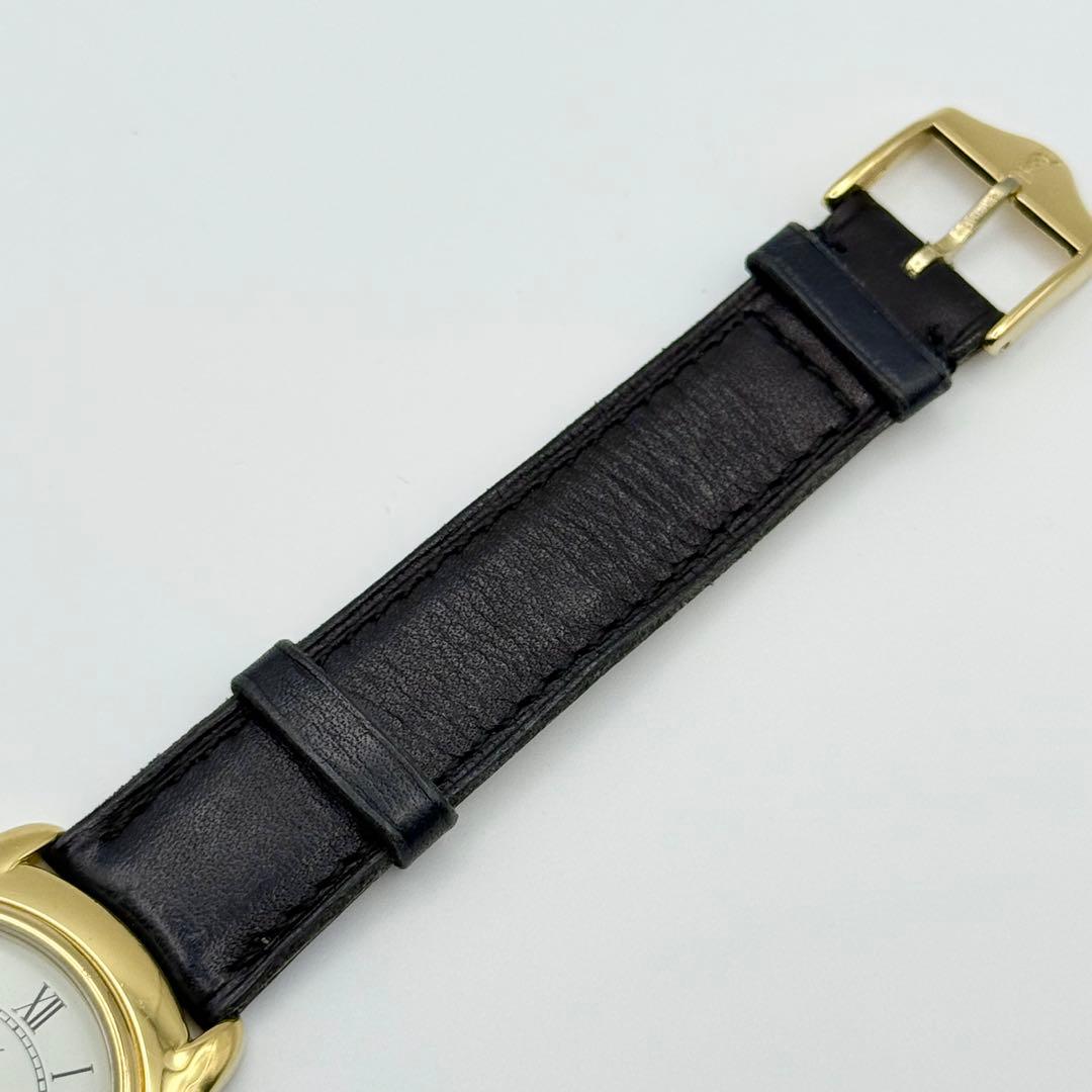 ✨新品電池・稼働✨サンローラン 腕時計 クォーツ ラウンド コンビ 純正バンド