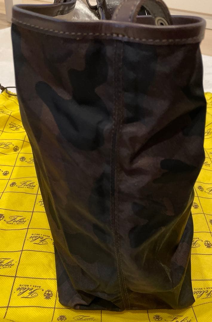 yachann1209フェリージメンズトートナイロン迷彩(ダークブラウン)