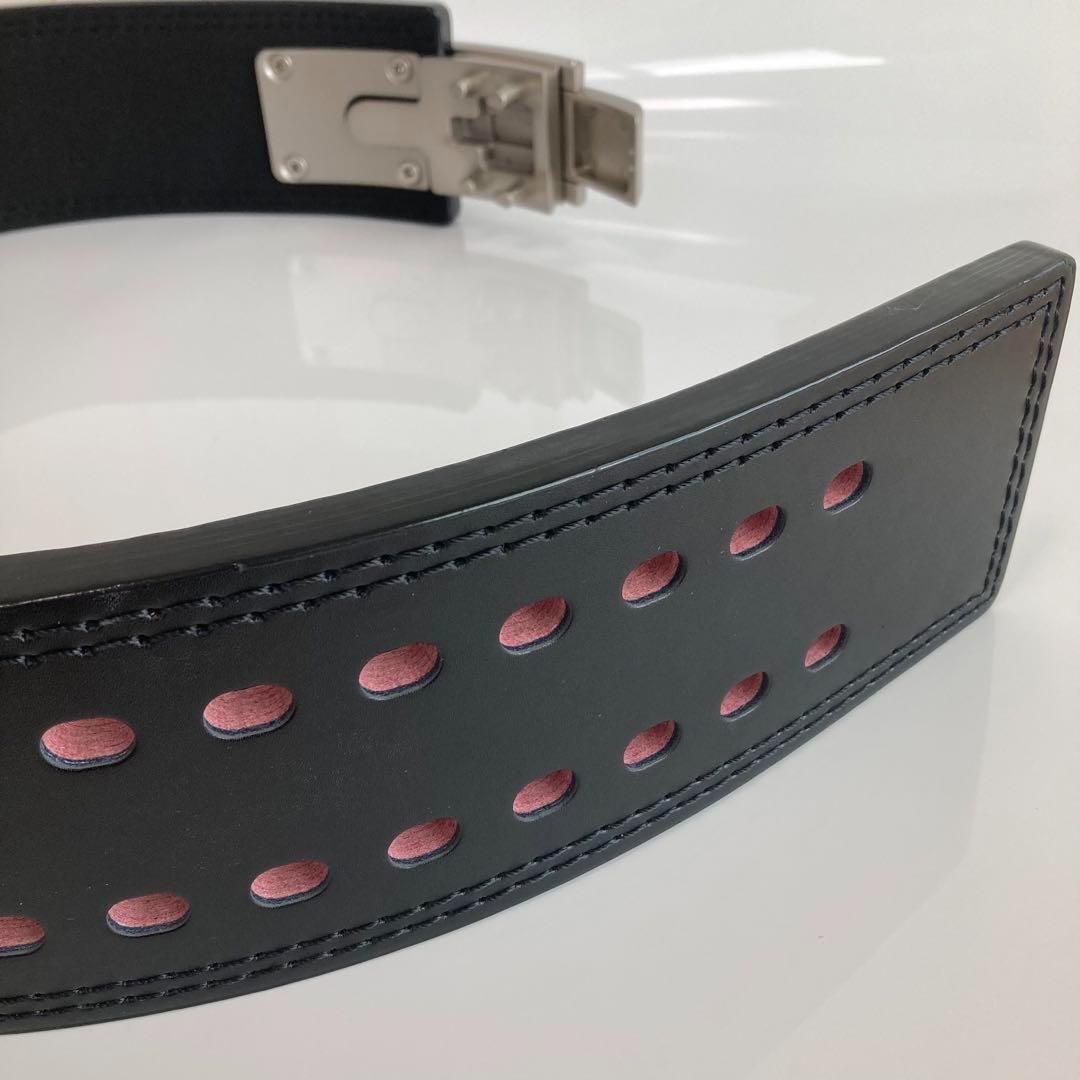 新品 パワーベルト レバーアクション Ｌサイズ ワンタッチ可変式　黒×シルバー