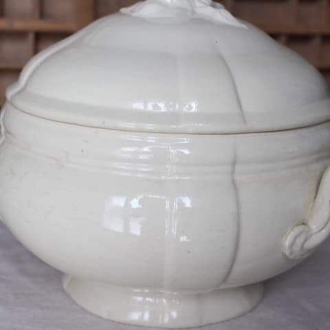 フランスアンティーク Digoin&Sarreguemines スープボウル