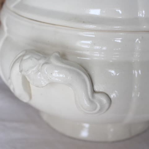 フランスアンティーク Digoin&Sarreguemines スープボウル