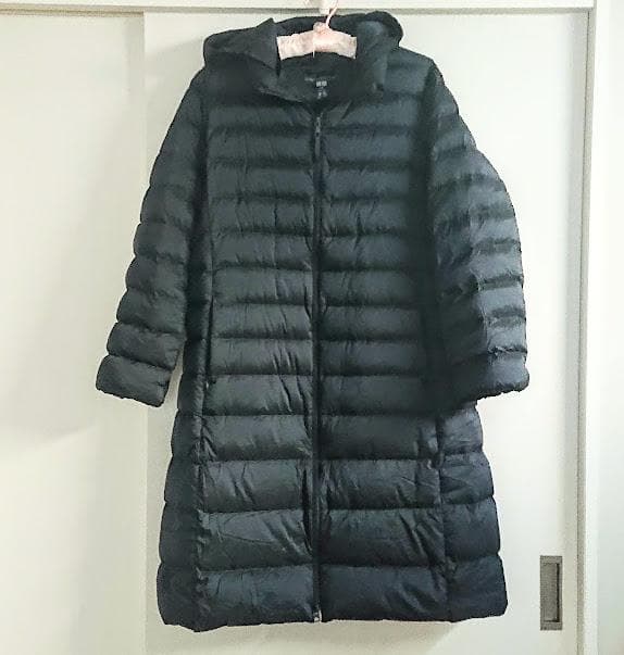ユニクロ ウルトラライトダウン フーデットコート　ネイビー　XXL