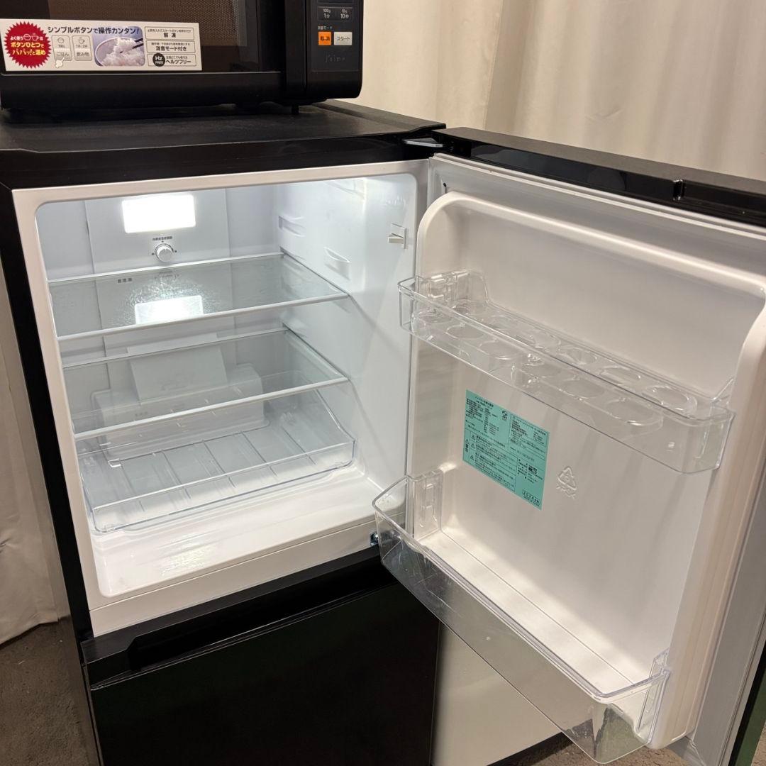 149冷蔵庫　洗濯機　電子レンジ　黒　一人暮らし　家電セット　設置無料　24年製