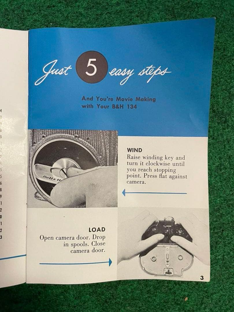 【匿名便】Bell & Howell ベルハウエル ターレット式 8ミリカメラ