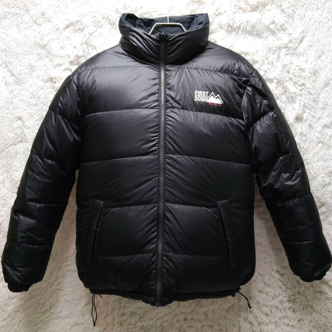 ファーストダウン ダウンジャケット ヌプシ型 ブラック 美品